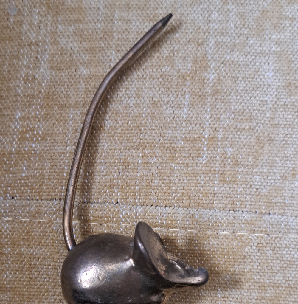 Riverside Brass Mouse Figurine